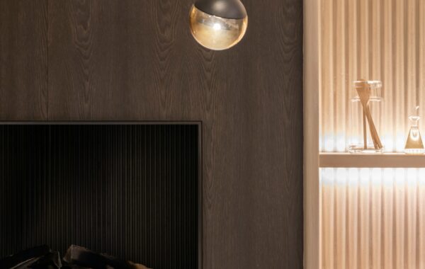 white and silver pendant lamp