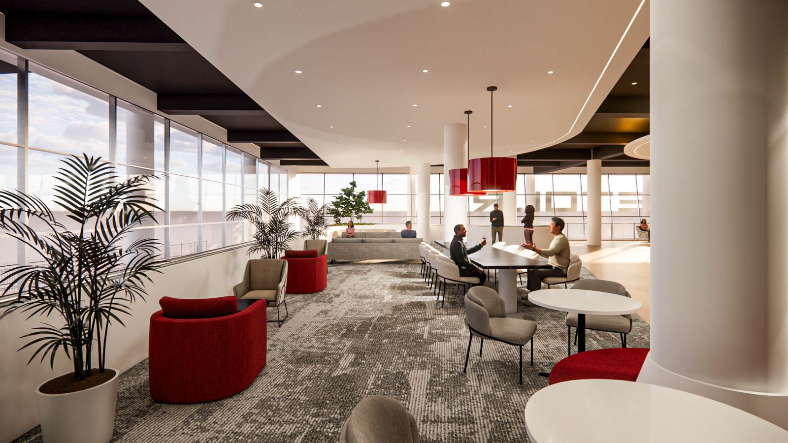 Interior at the Glenmarie Office fit-out