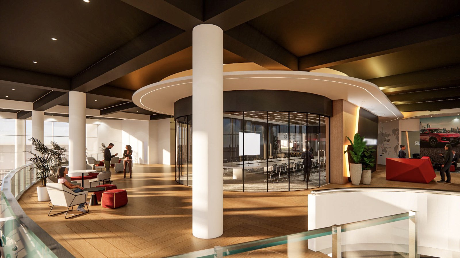 Interior at the Glenmarie Office fit-out