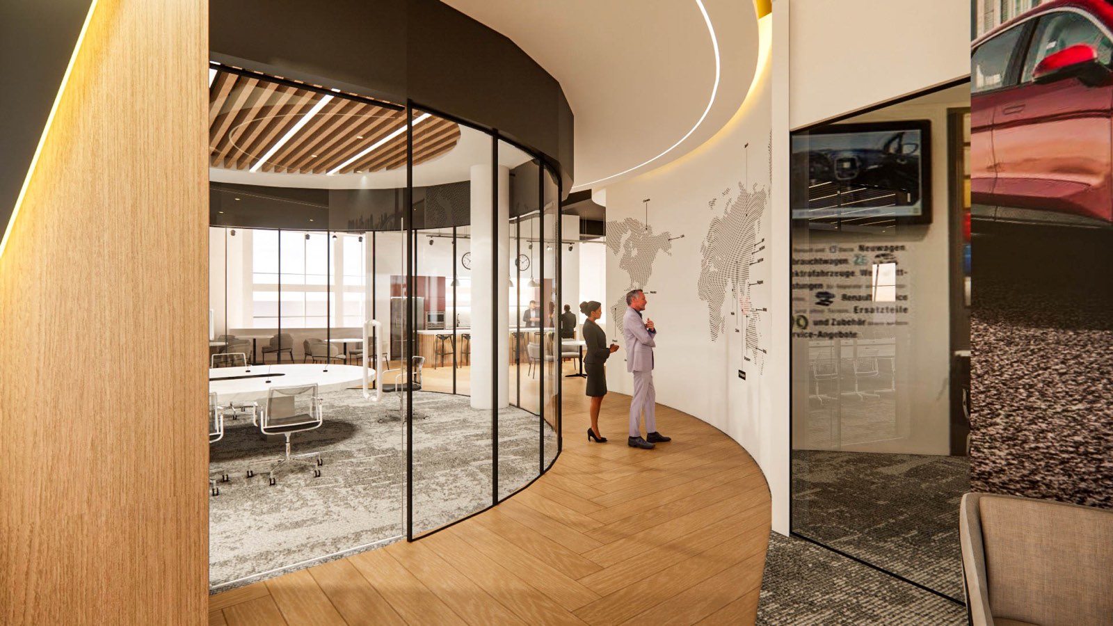 Interior at the Glenmarie Office fit-out
