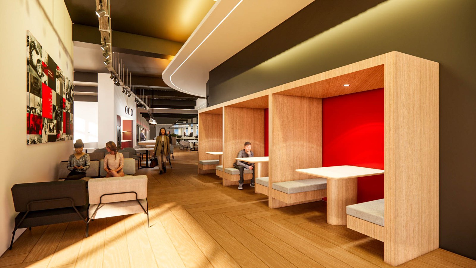 Interior at the Glenmarie Office fit-out