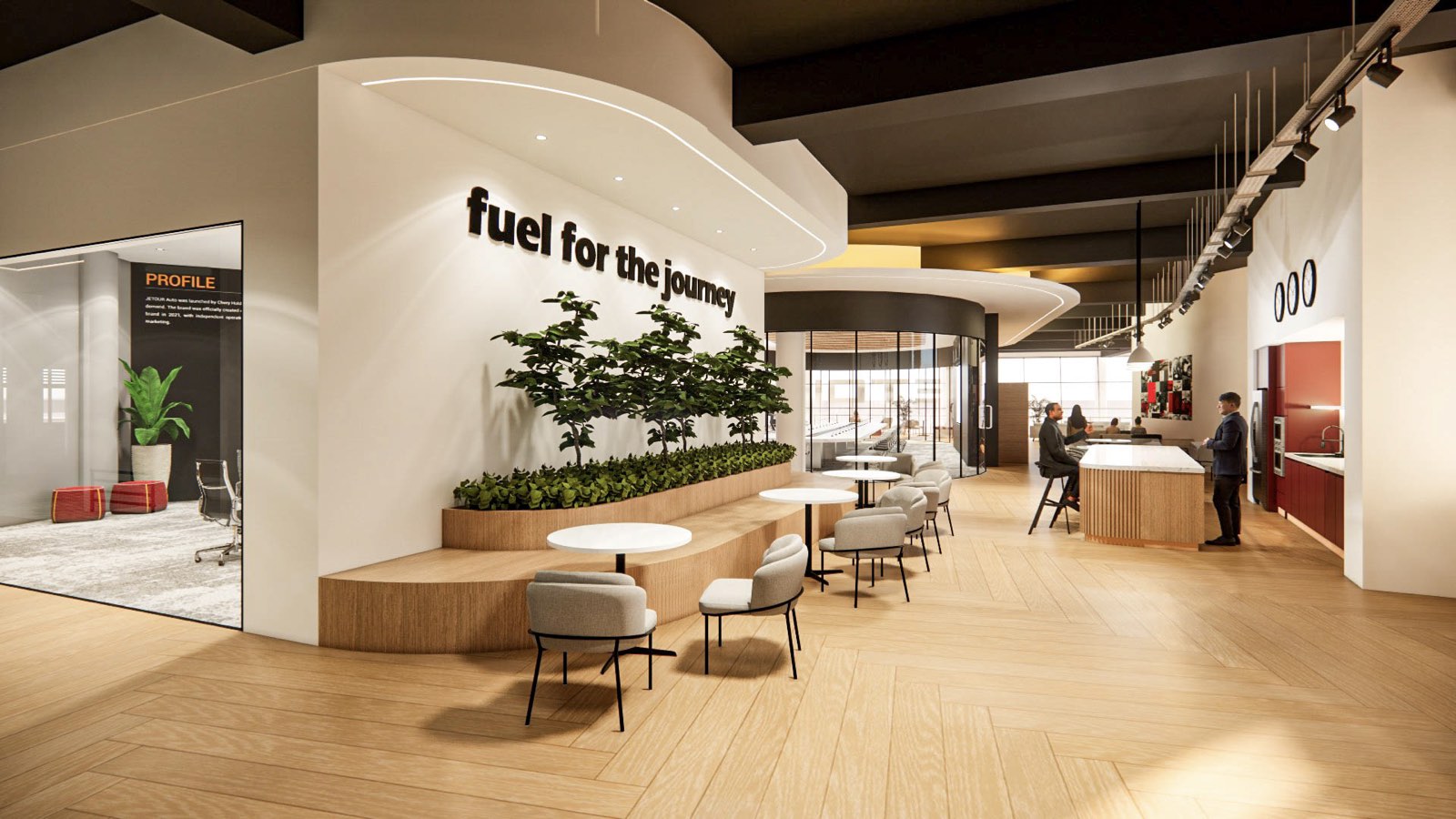 Interior at the Glenmarie Office fit-out