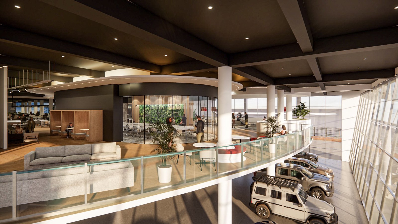 Interior at the Glenmarie Office fit-out