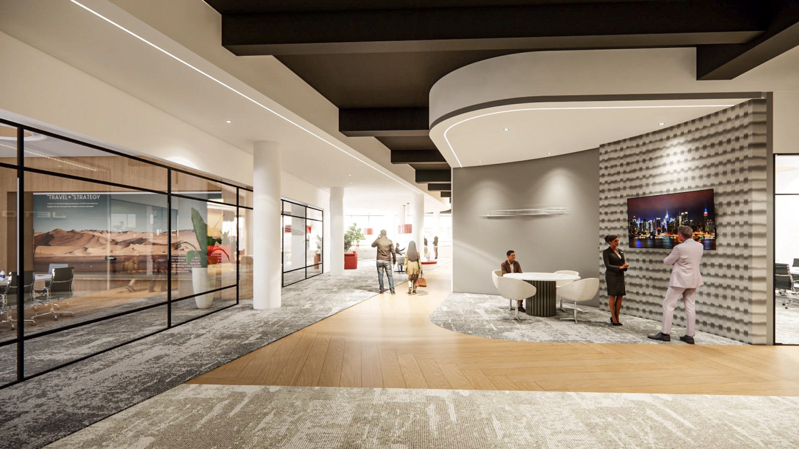 Interior at the Glenmarie Office fit-out