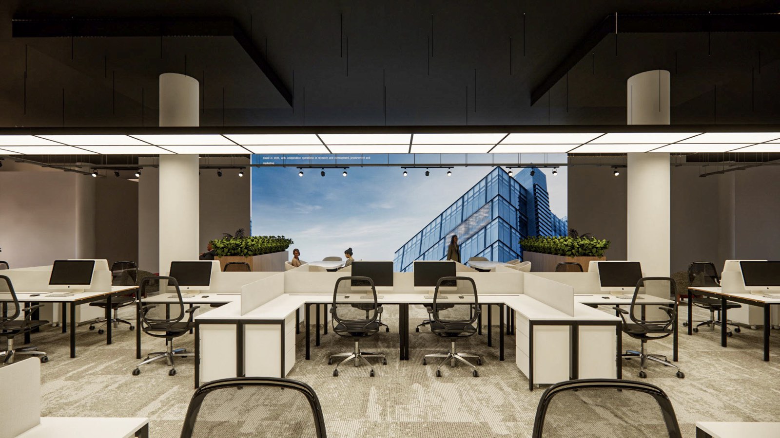 Interior at the Glenmarie Office fit-out