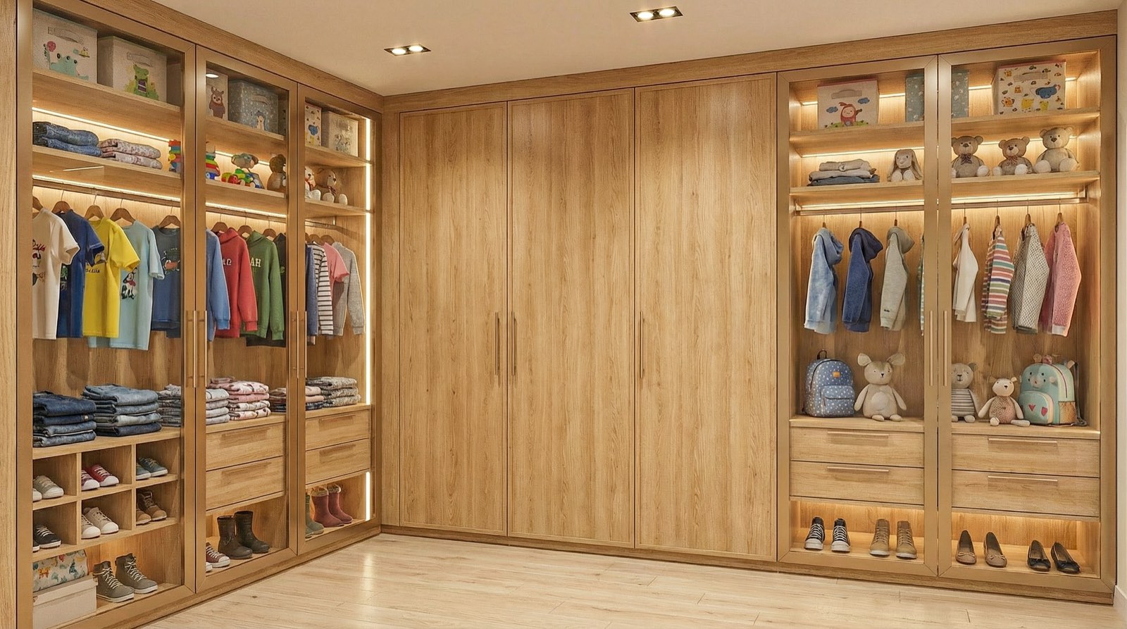 Wardrobe to the second bedroom at Embassy Juhu Tower 3