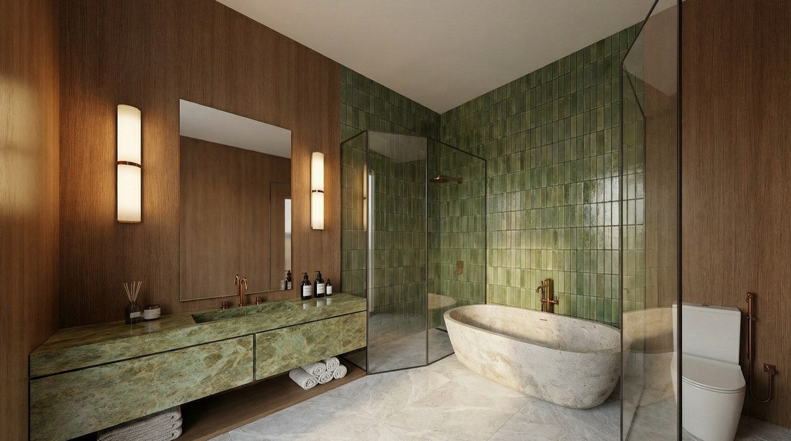 Bathroom to the fourth bedroom at Embassy Juhu Tower 3