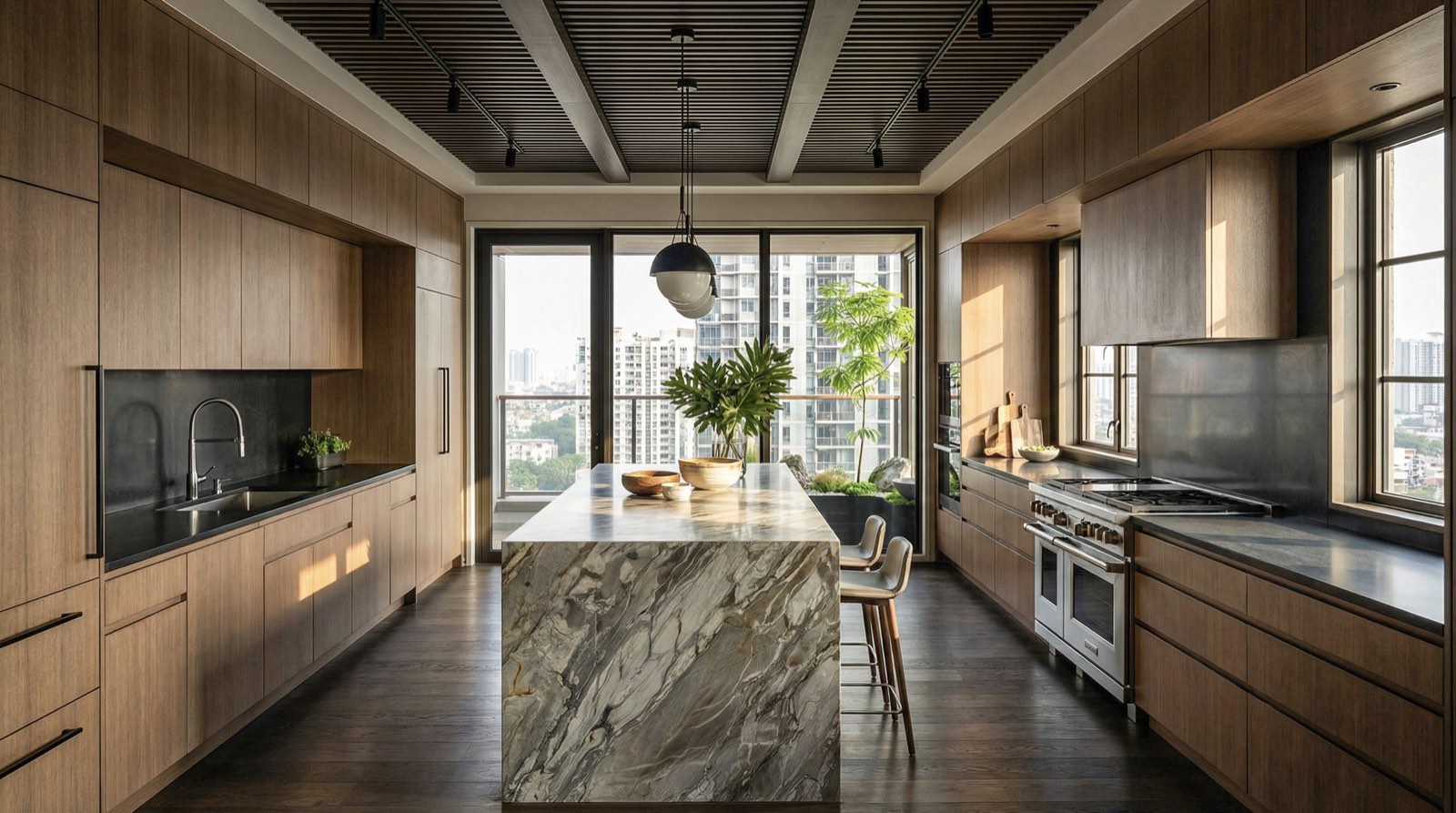 Kitchen at Embassy Juhu Tower 3