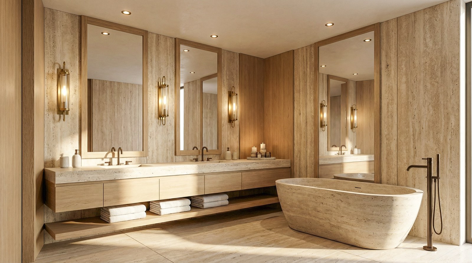 Master bathroom at Embassy Juhu Tower 3